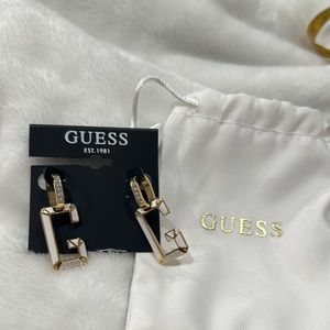 Guess Gold Geometric Earrings